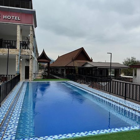 A P S Moutain View Hotel Vang Vieng Exterior photo