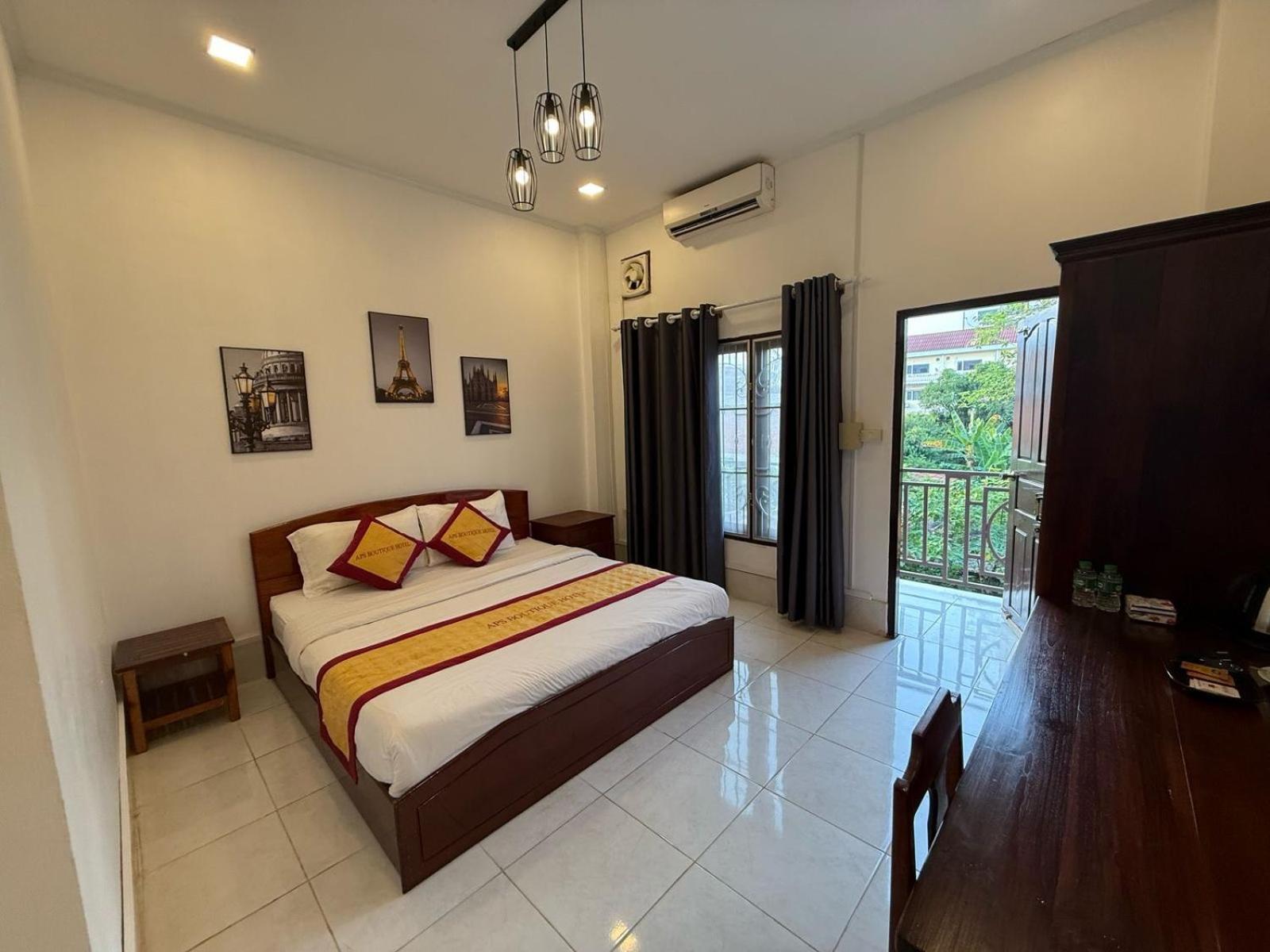 A P S Moutain View Hotel Vang Vieng Exterior photo